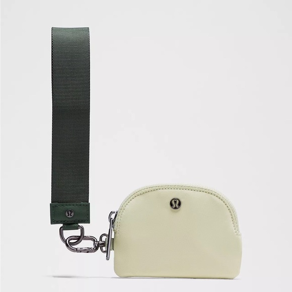 Lululemon Dual Pouch Wristlet- Rainforest Green/Honeydew - Picture 4 of 6